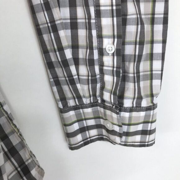 Eddie Bauer Classic Fit Button Down Shirt Men's Large Plaid 100% Cotton Casual - Picture 5 of 12